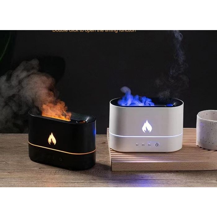 Difusor Humidificador Vaporizador Efecto Llama (Apto Aceite)