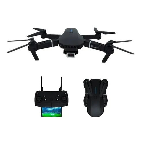 Mini drone Electroland Drones Drone plegable con dual cámara HD negro 2GHz