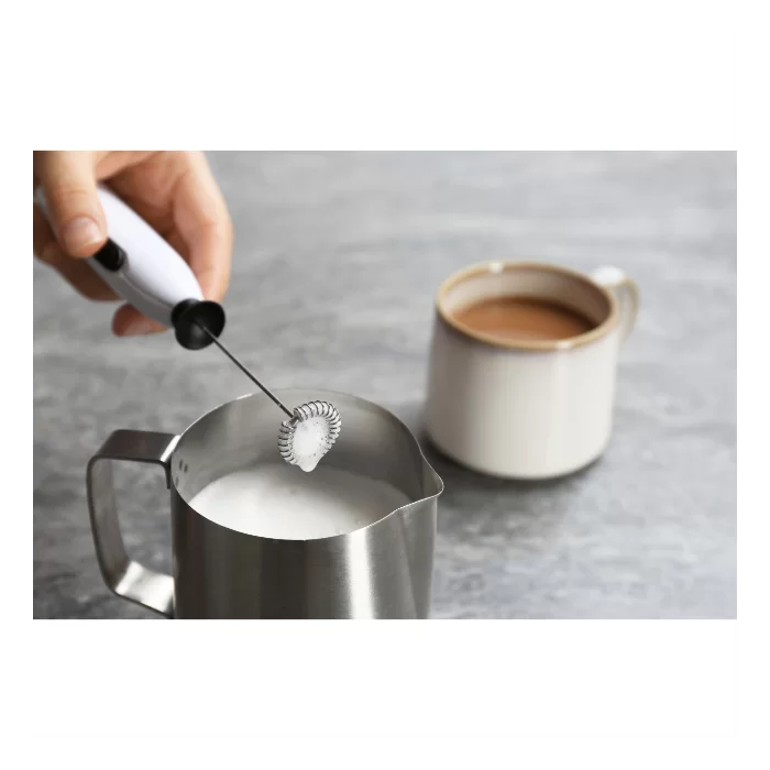 Batidor Electrico De Cafe Leche Espuma Tragos Cremas A Pilas