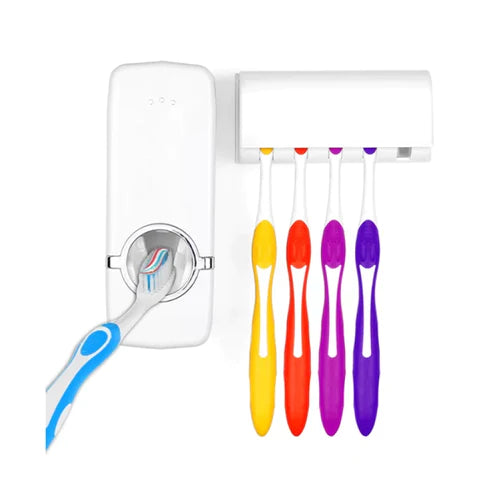 Dispenser Pasta Dental + Porta Cepillo