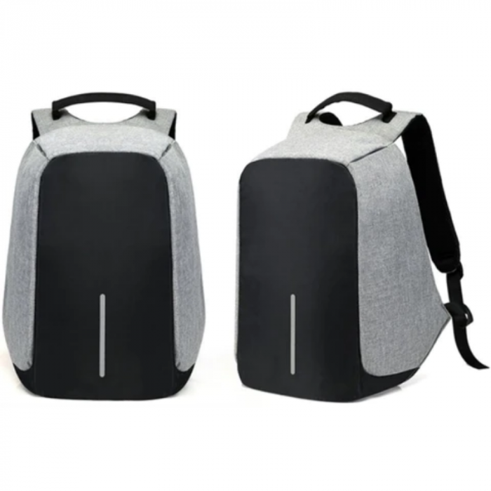 Mochila porta notebook antirrobo impermeable USB lavable