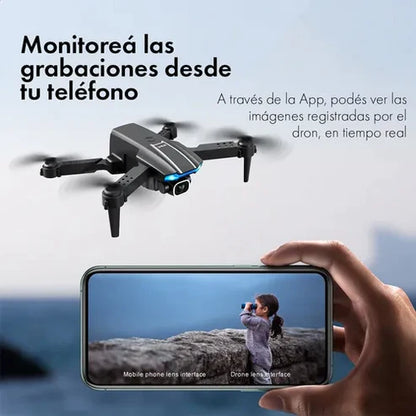 Mini Drone Plegable Con Cámara Full Hd 2.4 Ghz Wifi Batería