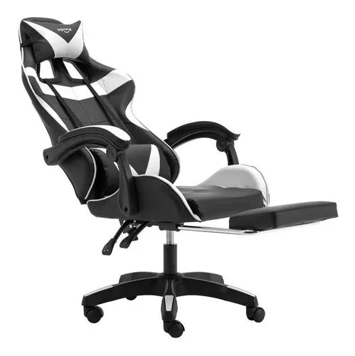 Silla de escritorio Vonne SV-G0 gamer ergonómica Negro y Blanco