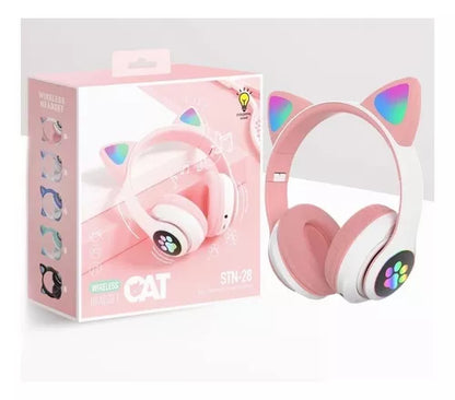 Auriculares inalámbricos CAT STN-28 rosa