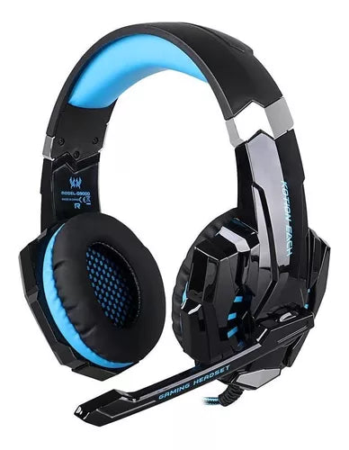 Auriculares gamer Kotion Each G9000 black y blue