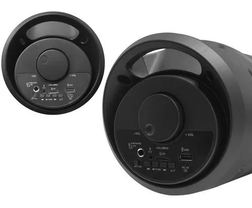 Parlante Bluetooth Portatil Led Rgb Inalambrico Negro (Modelo entregado segun modelos disponibles)
