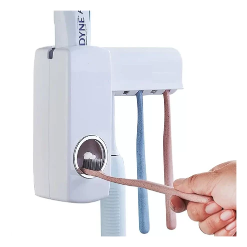 Dispenser Pasta Dental + Porta Cepillo